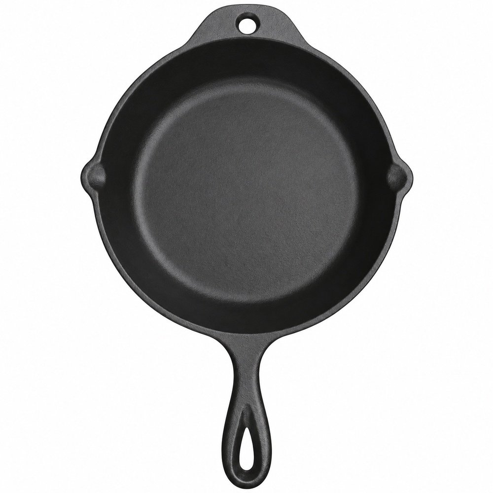 طاسة حديد زهر مقاس 20 سم من Royal Cast Iron – مساحة أكبر لطهي أشهى الوجبات